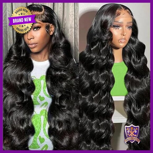 13x6 HD Lace Front Wig Human Hair 200% Density 28\